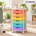 valerinna Colorblock 6-Drawer Organizer Cart — Product image 1