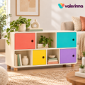 valerinna Colorblock Cubby Storage Cabinet — Product image 1
