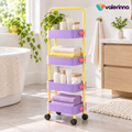 valerinna Slim 4-Tier Bathroom Storage Cart — Product image 1