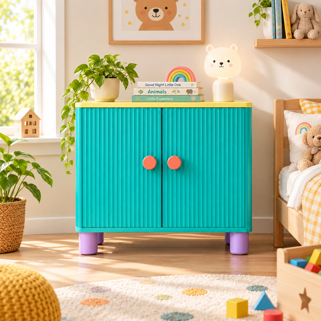 valerinna Fluted Two-Door Accent Cabinet — Product image 2
